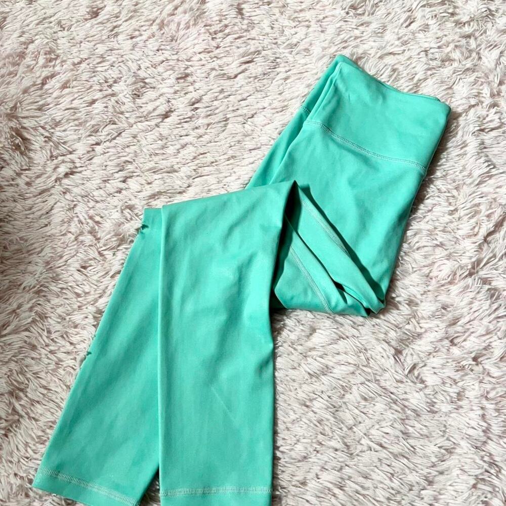 Zyia Active Light N Tight Athleisure Gym Sportswear Yoga Turquoise Leggings